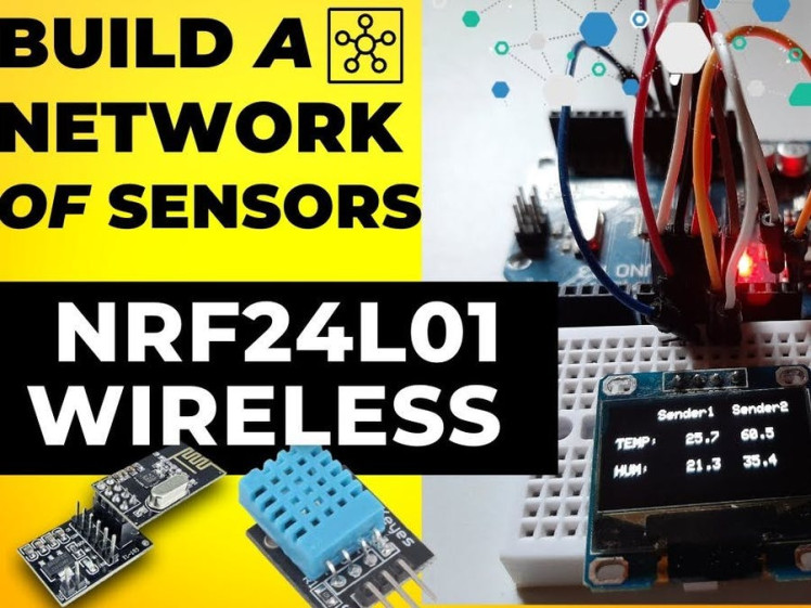 Build A Wireless Sensor Network Using Nrf24l01 & Arduino