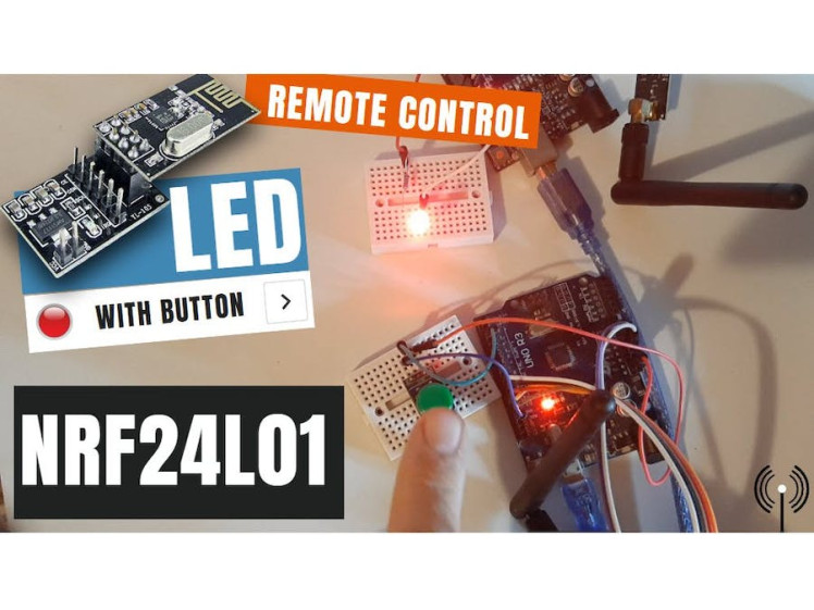 nRF24L01+ Basic Control LED (Arduino)